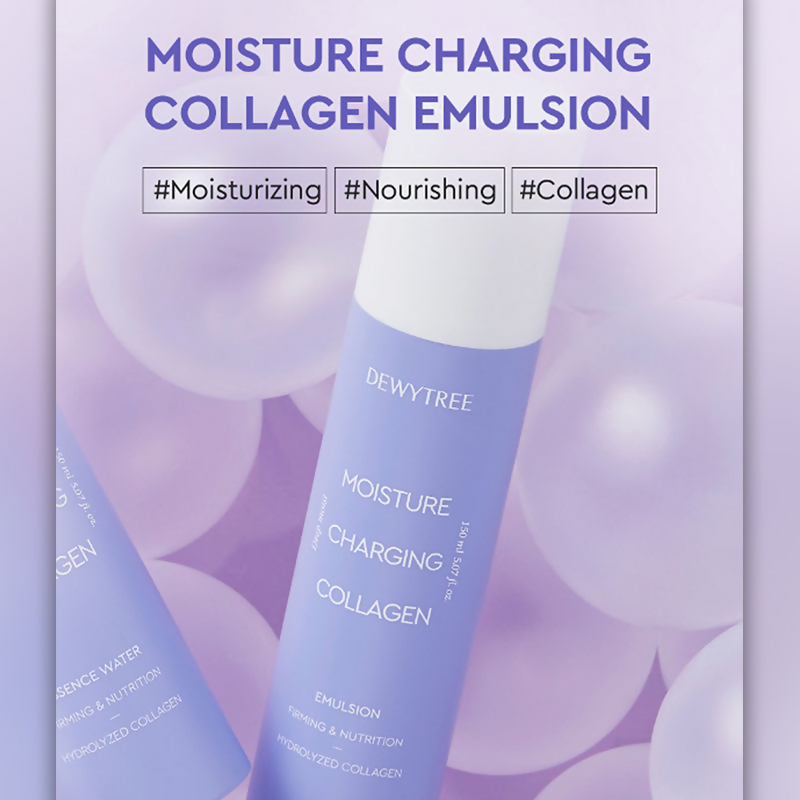 Dewytree Moisture Charging Collagen Anti-Ageing Korean Emulsion | Grocsy