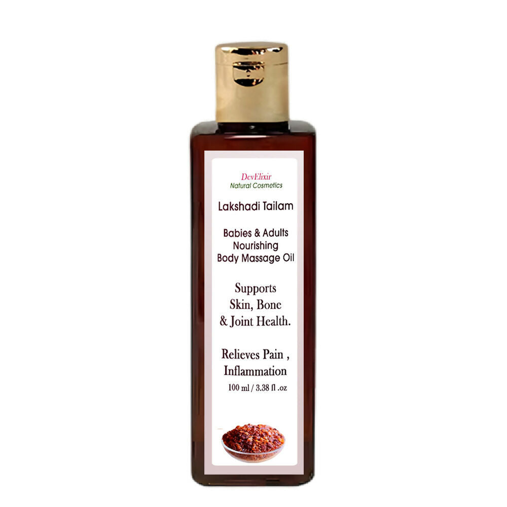 DevElixir Lakshadi Ayurvedic Baby Massage Oil | Grocsy