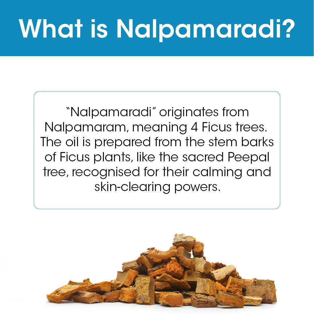 TAC - The Ayurveda Co. Nalpamaradi Glow Oil for Brightening and Glowing Skin with Peepal & Curcumin, for Women & Men | Grocsy