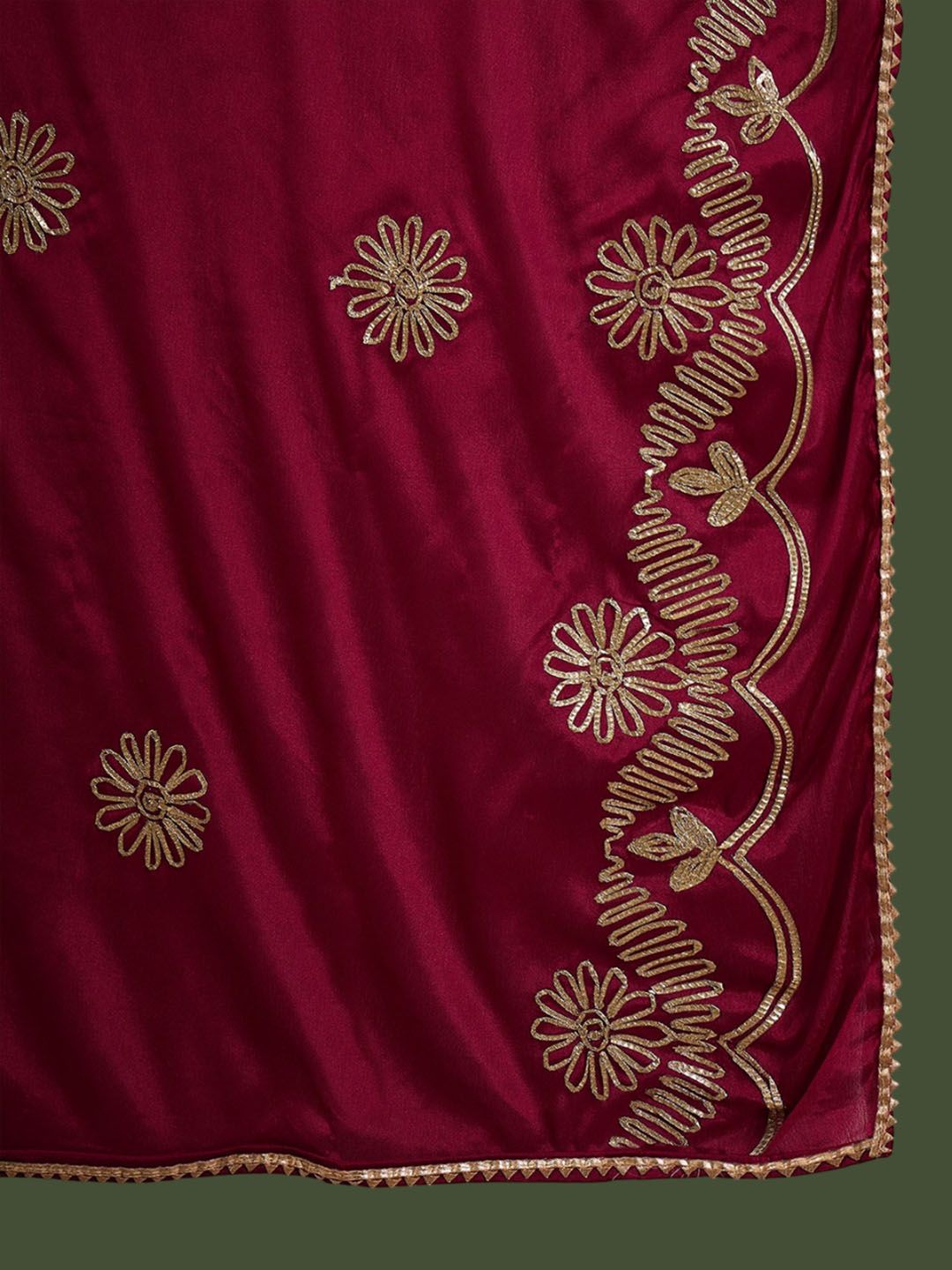Sangria Woven Design Kurta & Trouser With Dupatta | Grocsy