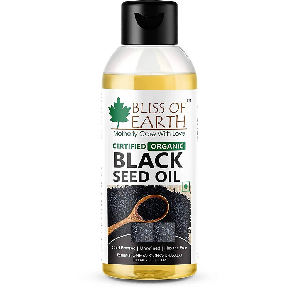 Bliss of Earth Certified Organic Black Seed Oil | Grocsy