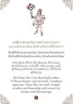 Hanuman Chalisa - Hanuman Chalisa Pocket Size Book (Telugu & English) – Hanuman Aarti with 108 Names | Grocsy