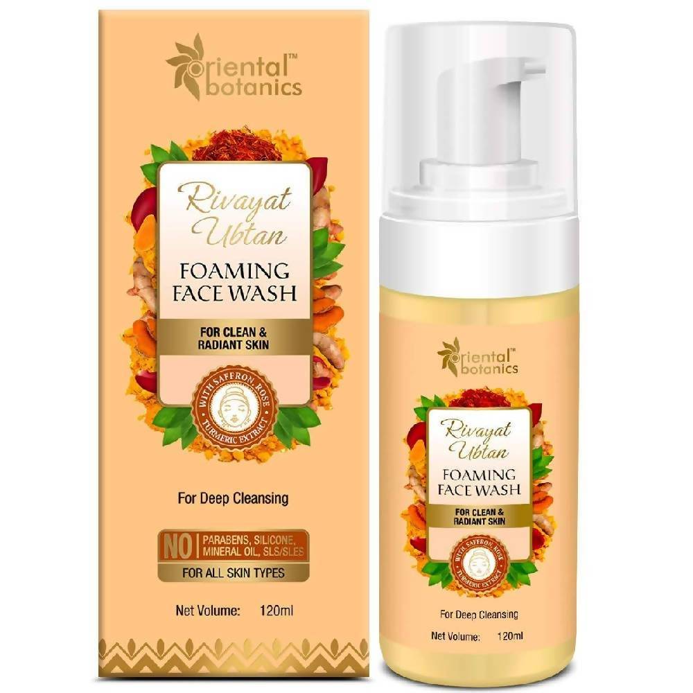 Oriental Botanics Ubtan Foaming Face Wash | Grocsy