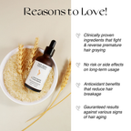 Nourish Mantra Anti-Greying Hair Serum With Rice Water & Arcolys to Stop Premature Hair Greying | Grocsy