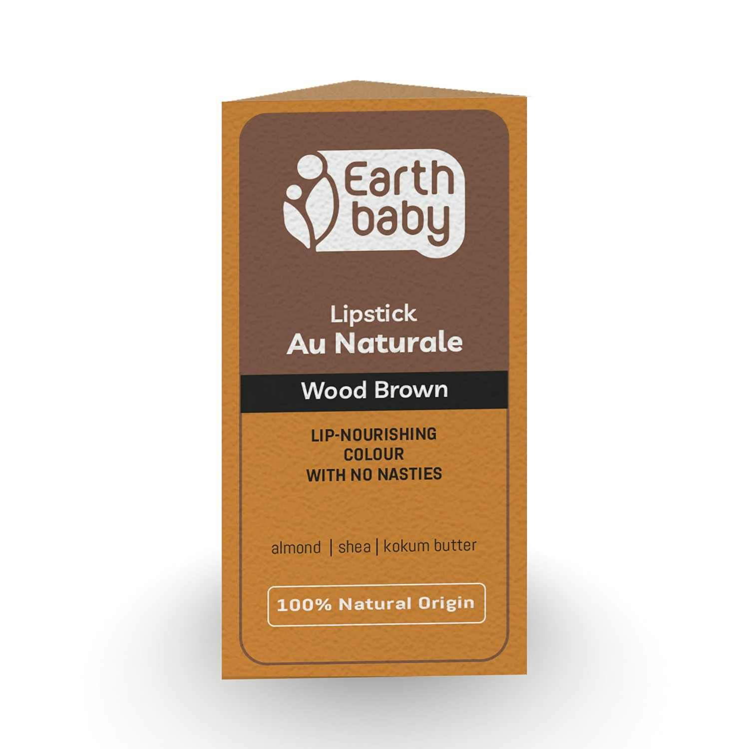 Earthbaby Lipstick Au Naturale 100% Natural Origin ( Wood Brown) | Grocsy