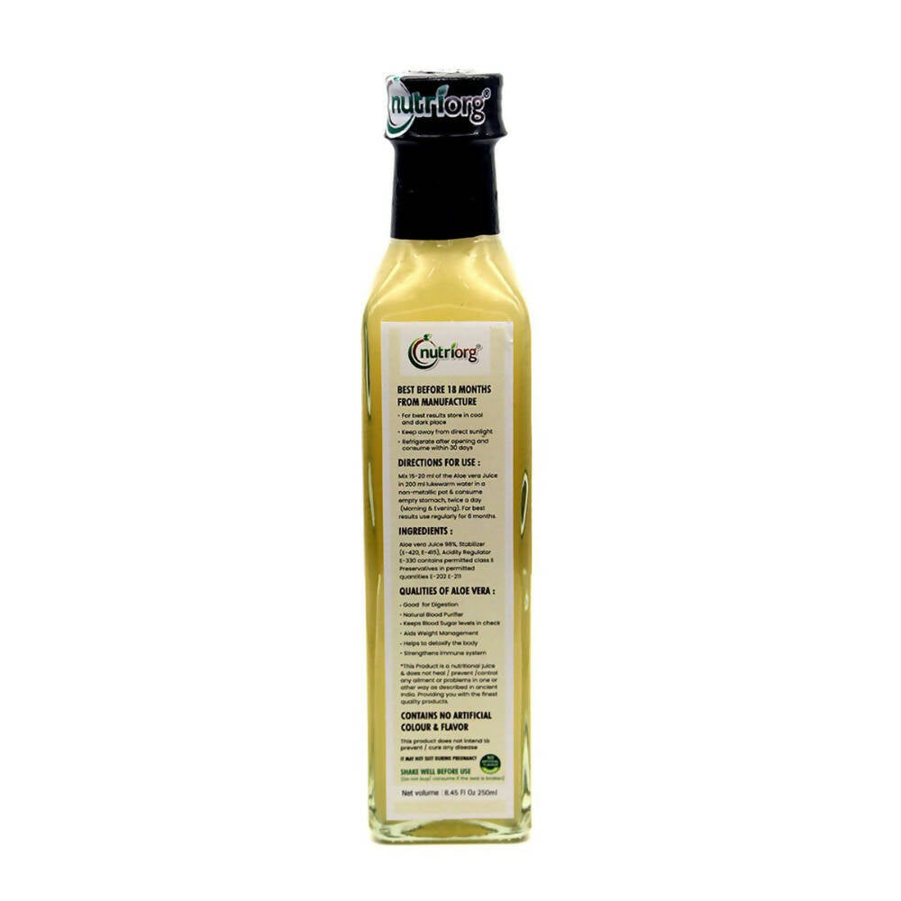 Nutriorg Aloe Vera Juice | Grocsy