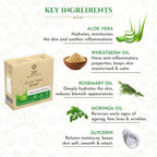 Khadi Essentials Pure Aloe Vera Handmade Herbal Soap | Grocsy