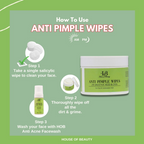House of Beauty Anti Pimple Wipes | Grocsy