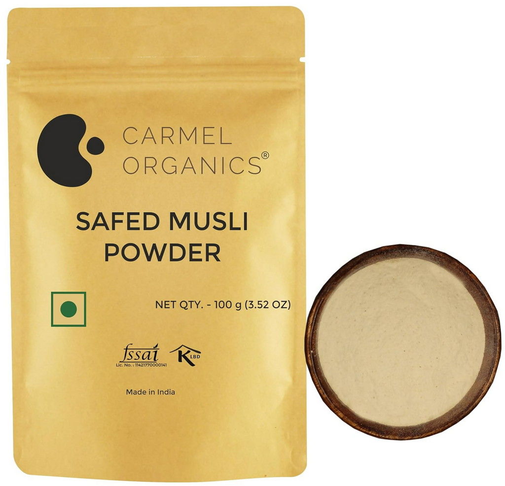 Carmel Organics Safed Musli Root Powder | Grocsy