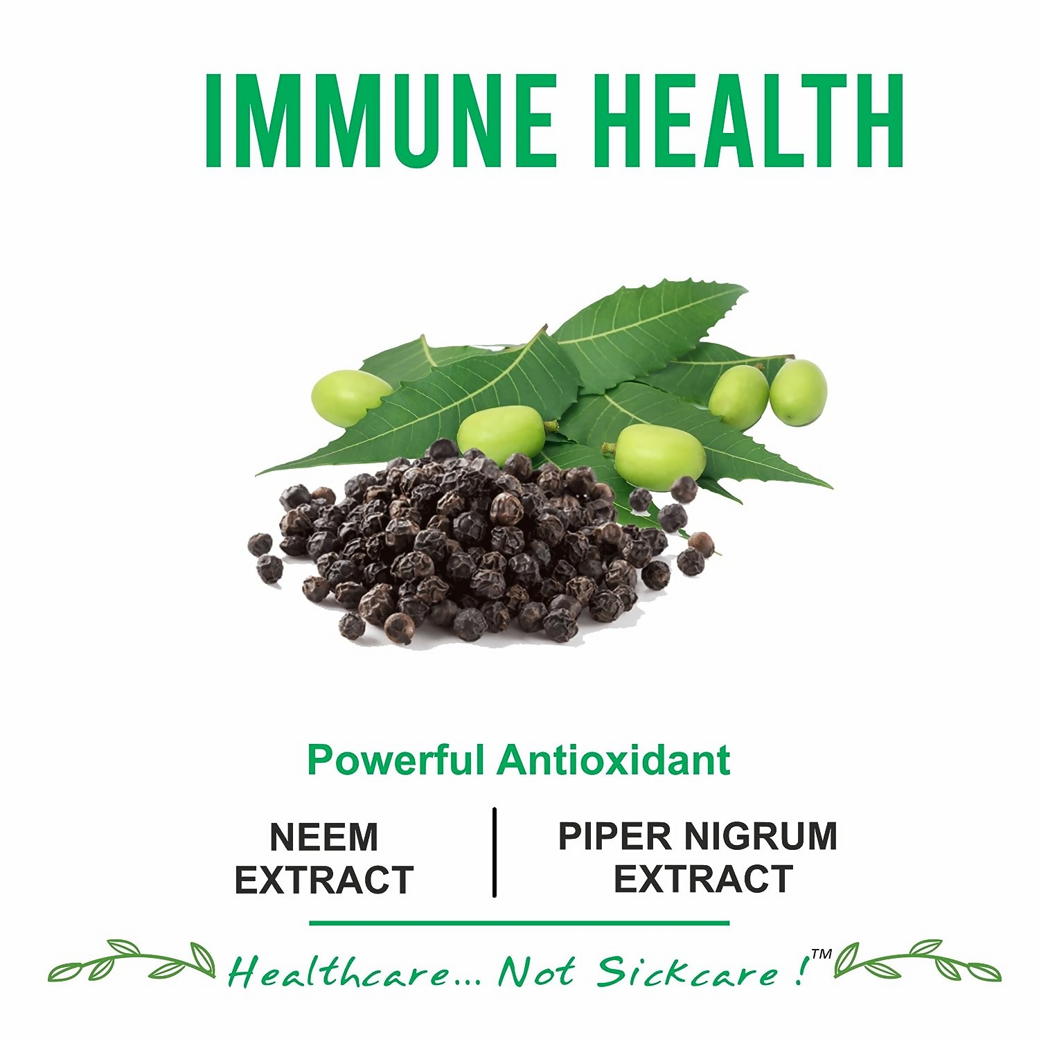 Bliss Welness Neem Biopiperine Tablets | Grocsy