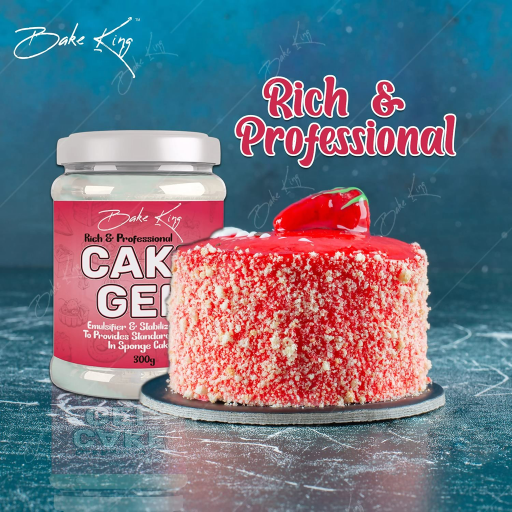 Bake King Cake Gel, Cake Sponge Improver Useful When Making Eggless Cakes | Grocsy