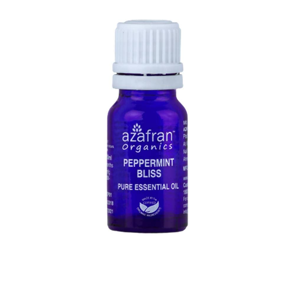 Azafran Organics Peppermint Bliss Pure Essential Oil | Grocsy