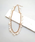 Bling Accessories Baroque & Swarovski Glass Pearls Long Charm Necklace | Grocsy