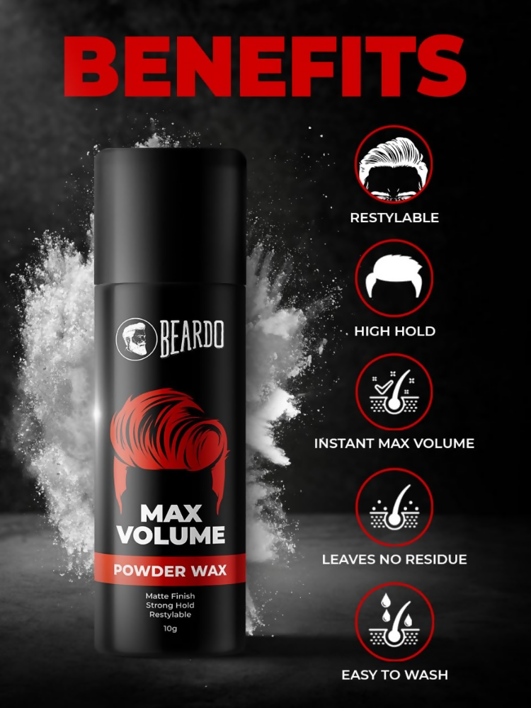 Beardo Max Volume Powder Wax | Grocsy