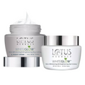 Lotus Herbals WhiteGlow Skin Whitening & Brightening Gel Cream & Night Creme Combo | Grocsy
