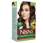 Nisha Creme Hair Color for Women - Dark Brown | Grocsy