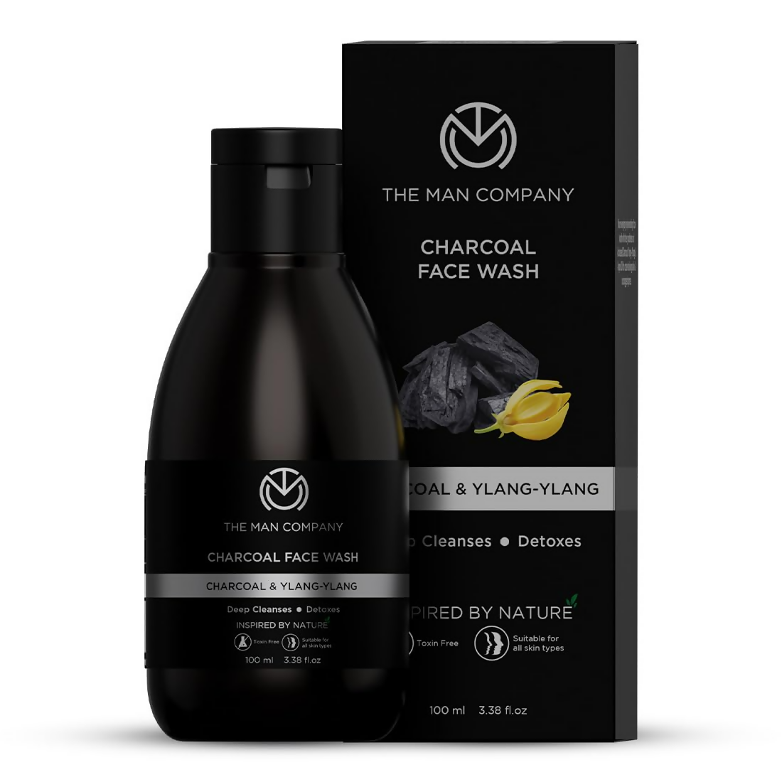The Man Company Activated Charcoal Face Wash For Men | Grocsy
