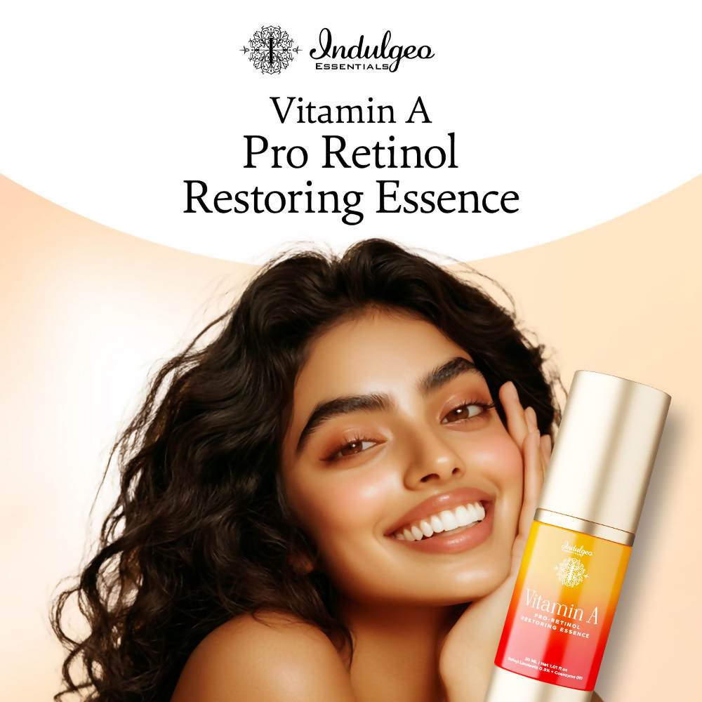 Indulgeo Essentials Vitamin A Pro-Retinol Restoring Essence Serum | Grocsy