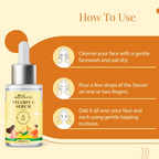 Satthwa Vitamin C Face Serum With Niacinamide & Hyaluronic Acid For Glowing Skin | Grocsy