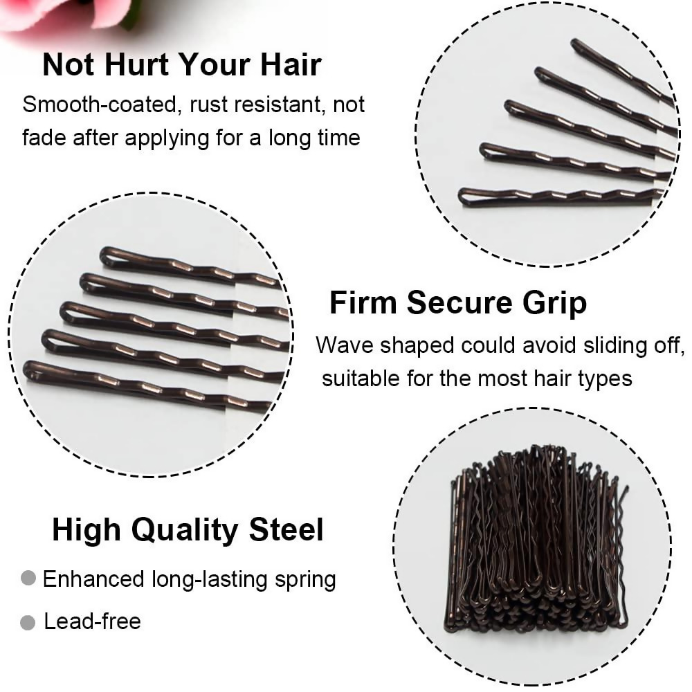 Bronson Professional Bobby Hair Pins Big Thick Black Ball Tip Metal | Grocsy