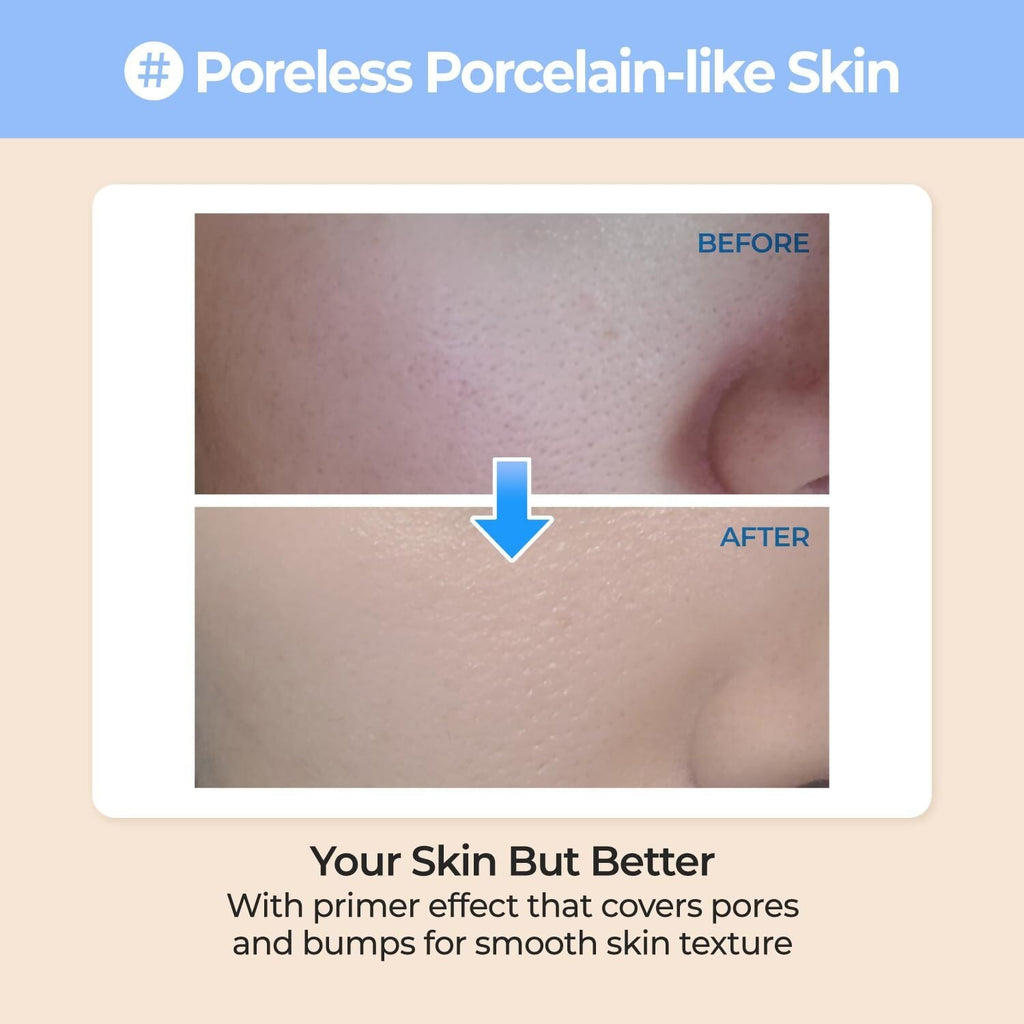 Numbuzin No.3 Porcelain Base-skip Tone Up Beige | Grocsy