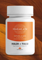 Charakayu Haldi + Tulsi Tablets | Grocsy