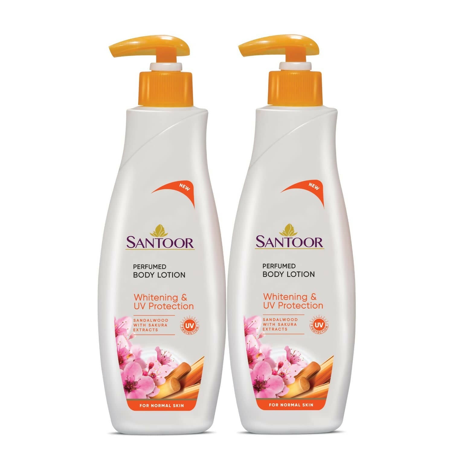 Santoor Body Lotion Whitening And UV Protection | Grocsy
