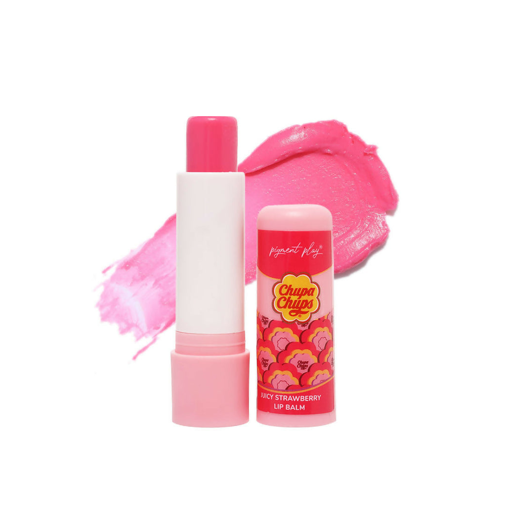 Pigment Play Chupa Chups Lip Balm With SPF 30 - Juicy Strawberry | Grocsy