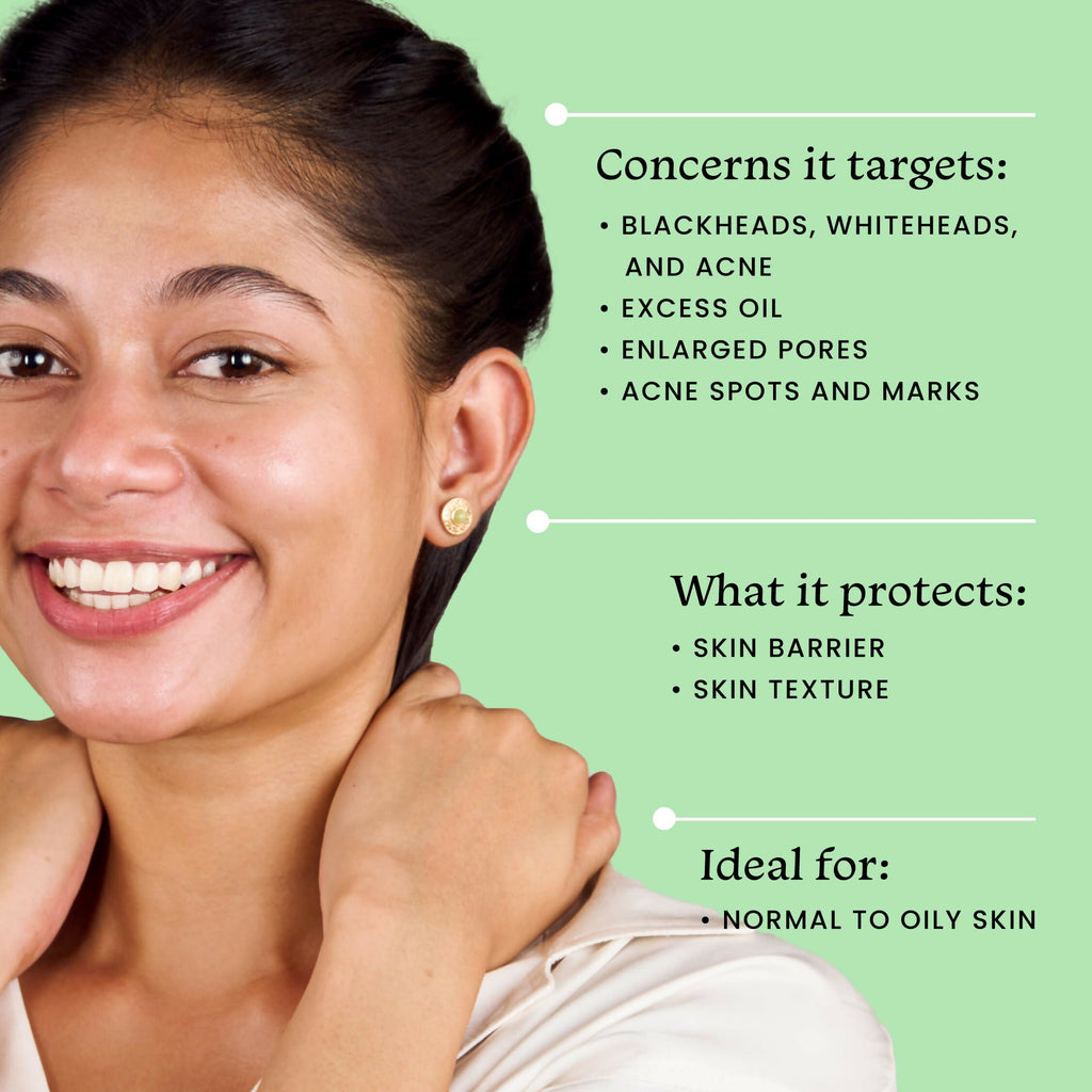 Foxtale 2% Salicylic Acid AHA BHA Exfoliating Serum with Niacinamide, Fights Acne, Reduces Blackheads & Whiteheads, Reduces Excess Oil & Bumpy Texture | Grocsy