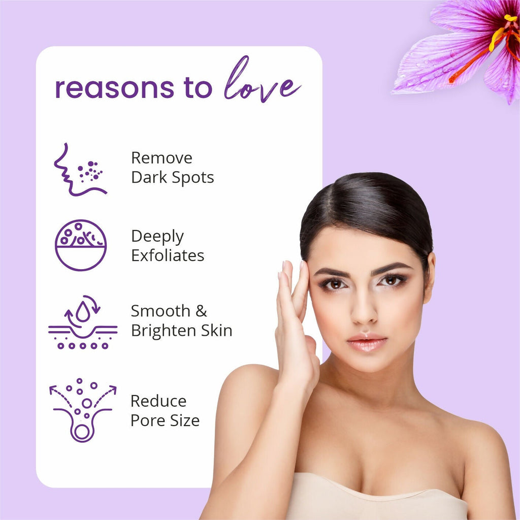 Globus Naturals Ayurvedic Kumkumadi Skin Lightening Face Scrub | Grocsy