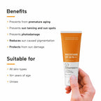 Dermatouch Multivitamin SPF 50 PA+++ Sunscreen Gel | Grocsy