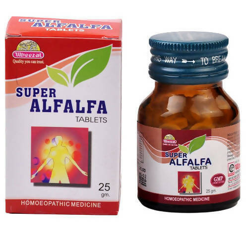Wheezal Homeopathy Super Alfalfa Tablets | Grocsy