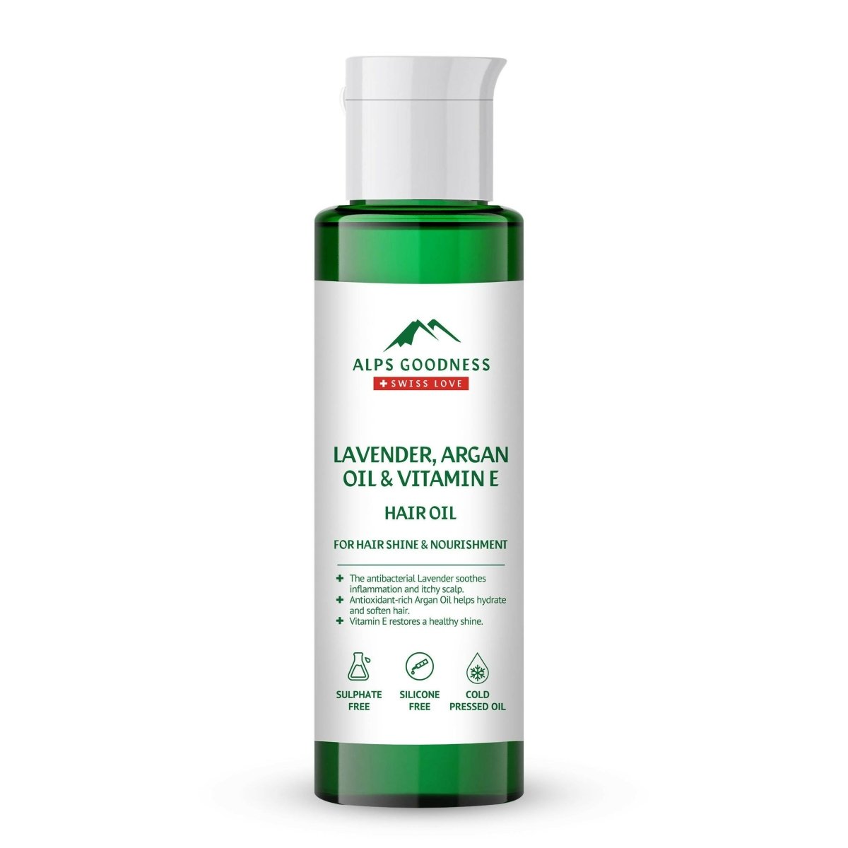 Alps Goodness Lavender, Argan Oil & Vitamin E Hair Oil | Grocsy