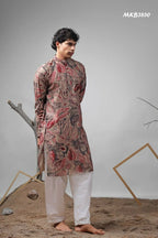 Multicolor Modal Silk Designer Printed Kurta Set - Mahotsav | Grocsy