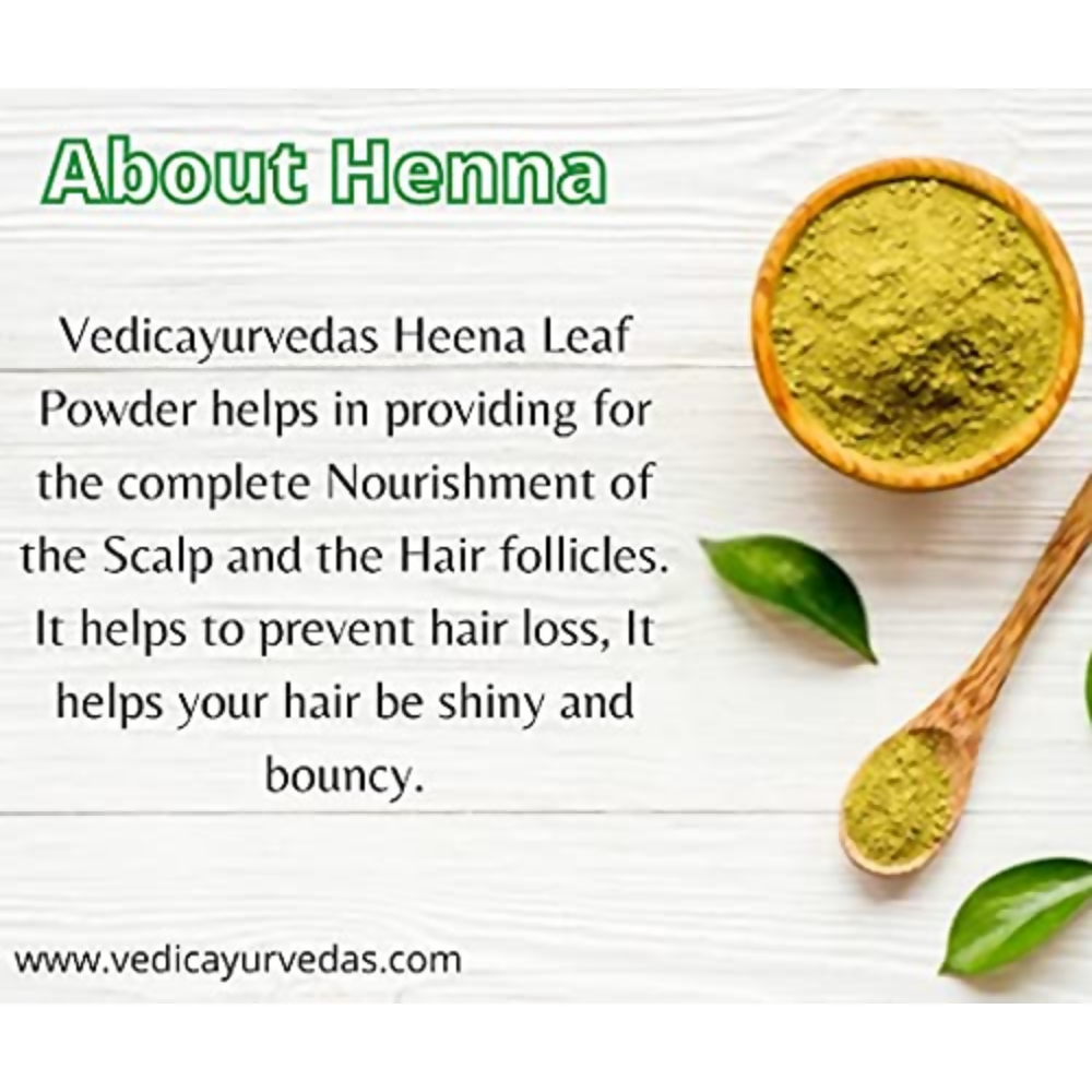VedicAyurveda Henna Leaf Powder | Grocsy