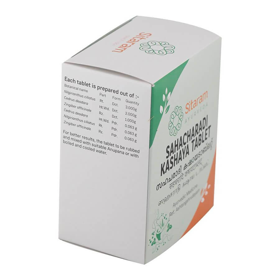Sitaram Ayurveda Sahacharadi Kashaya Tablet | Grocsy