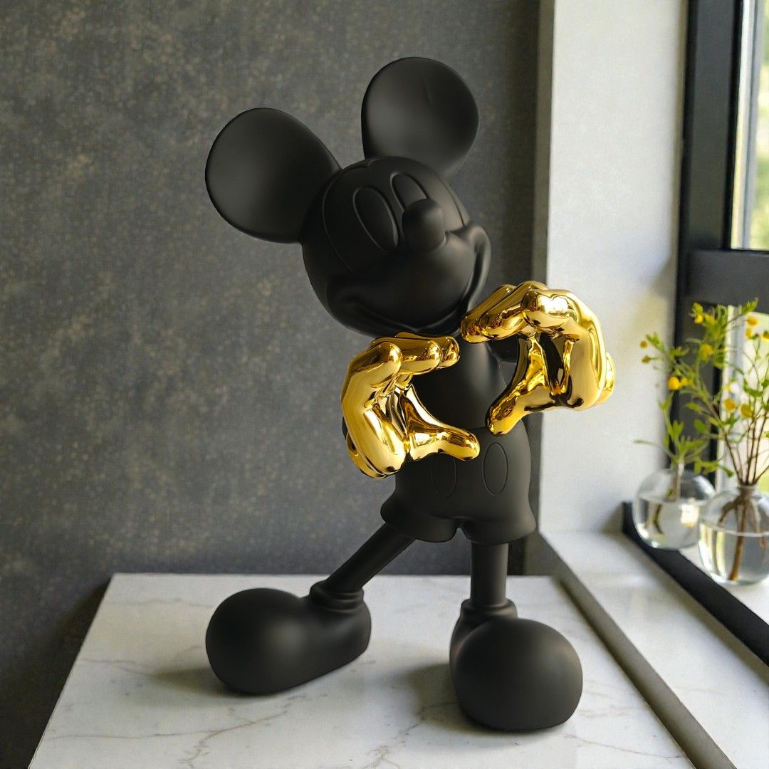 Sun Mun Decors Black Matte Mickey | Grocsy