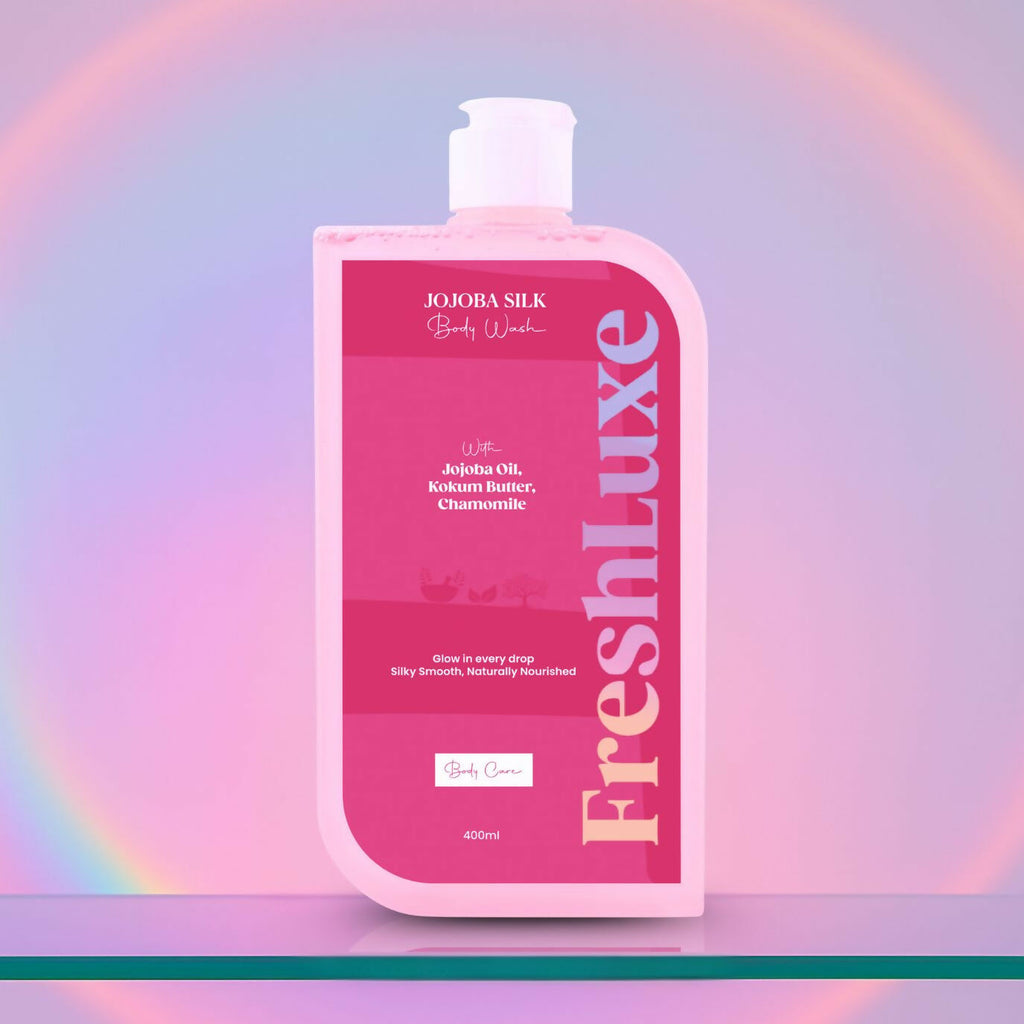 FreshLuxe Silk Bodywash Exfoliating & Hyderation Jojoba, Camomile & Ylang Ylang | Grocsy