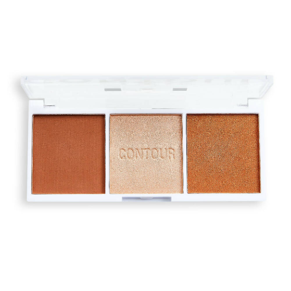 Revolution Relove Colour Play Contour Trio - Palette Baked Sugar | Grocsy