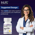 Inlife Melatonin 3mg Tablets to Promotes Sleep and Relaxation | Grocsy