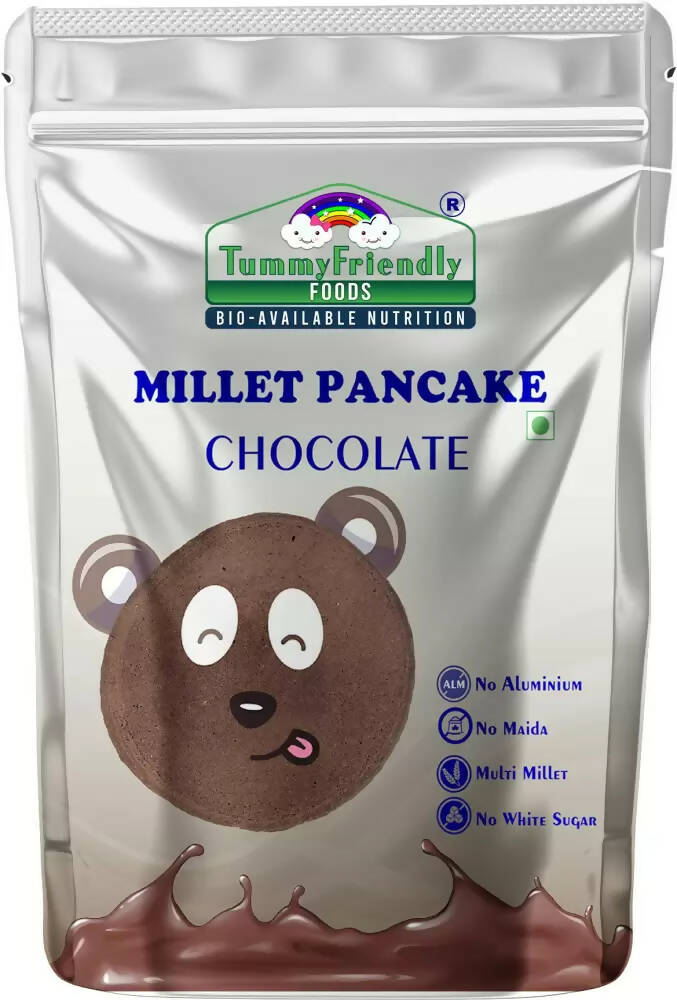 TummyFriendly Foods Aluminium-Free Millet Pancake Mix - Chocolate | Grocsy