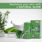 Beardhood Green Tea Cleansing Mask Stick for Face | Grocsy