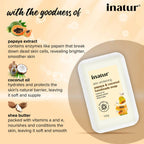 Inatur Papaya and Coconut Soap | Grocsy