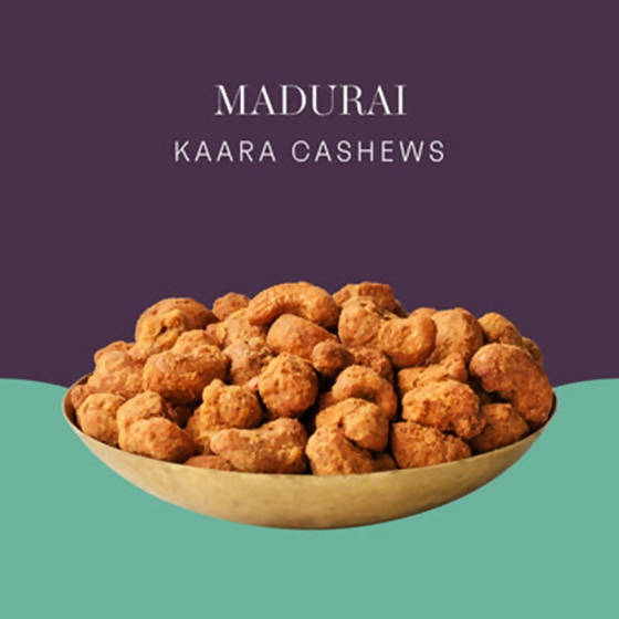Postcard Madurai Kaara Cashews | Grocsy