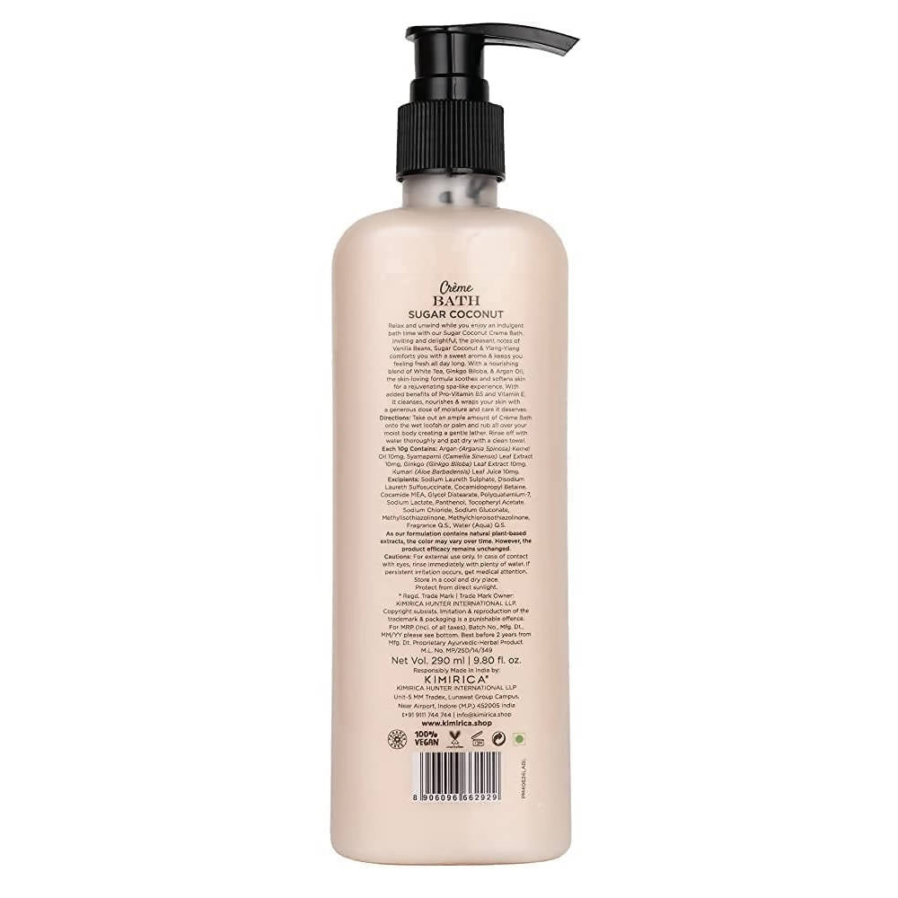 Kimirica Creme Bath Sugar Coconut Body Wash | Grocsy