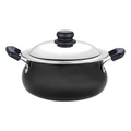 Vinod Hard Anodized Handi–Stainless Steel Lid–Mini | Grocsy