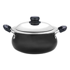 Vinod Hard Anodized Handi–Stainless Steel Lid–Mini | Grocsy