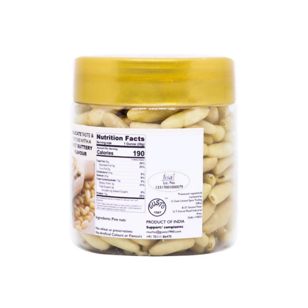 Tassyam Organics Ultra Pine Nuts | Grocsy