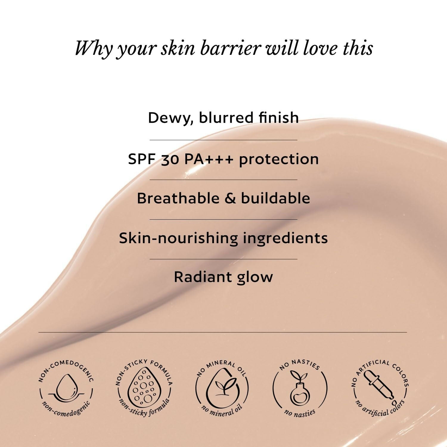Akind Drop A Hint Hydrating Skin Tint Spf 30 Pa+++ Foundation - 170 Latte | Grocsy