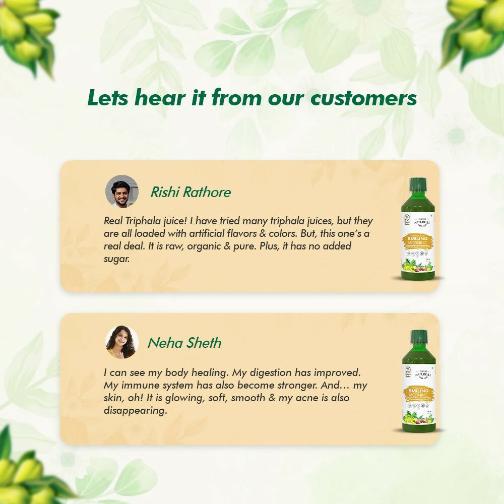 Farm Naturelle Triphala Juice - Herbal Digestive Tonic | Grocsy